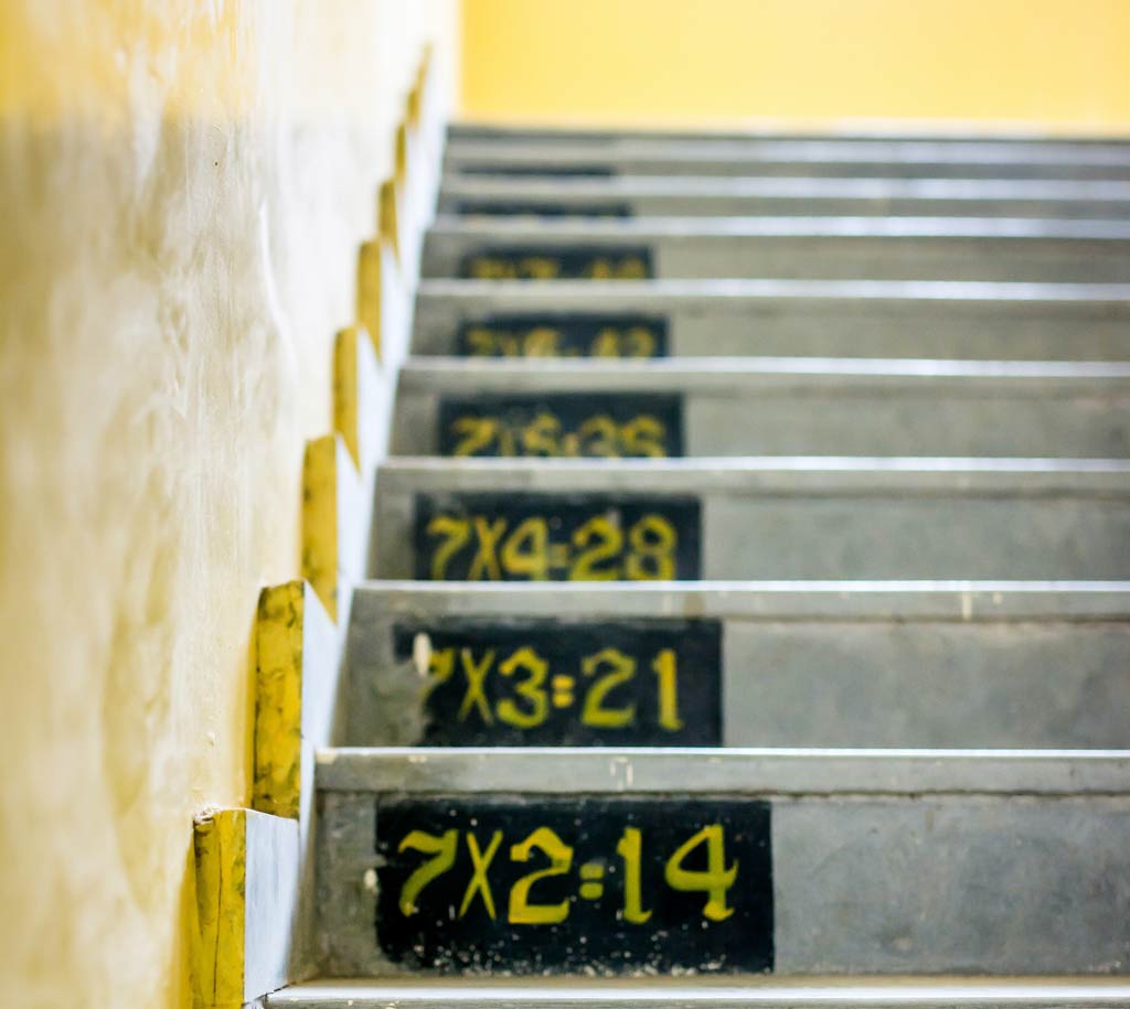 math on staircase